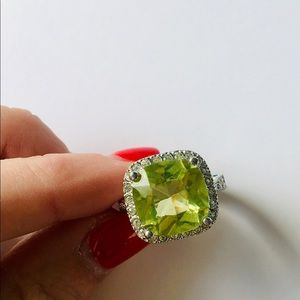 Green costume ring